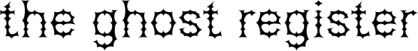 The Ghost Register