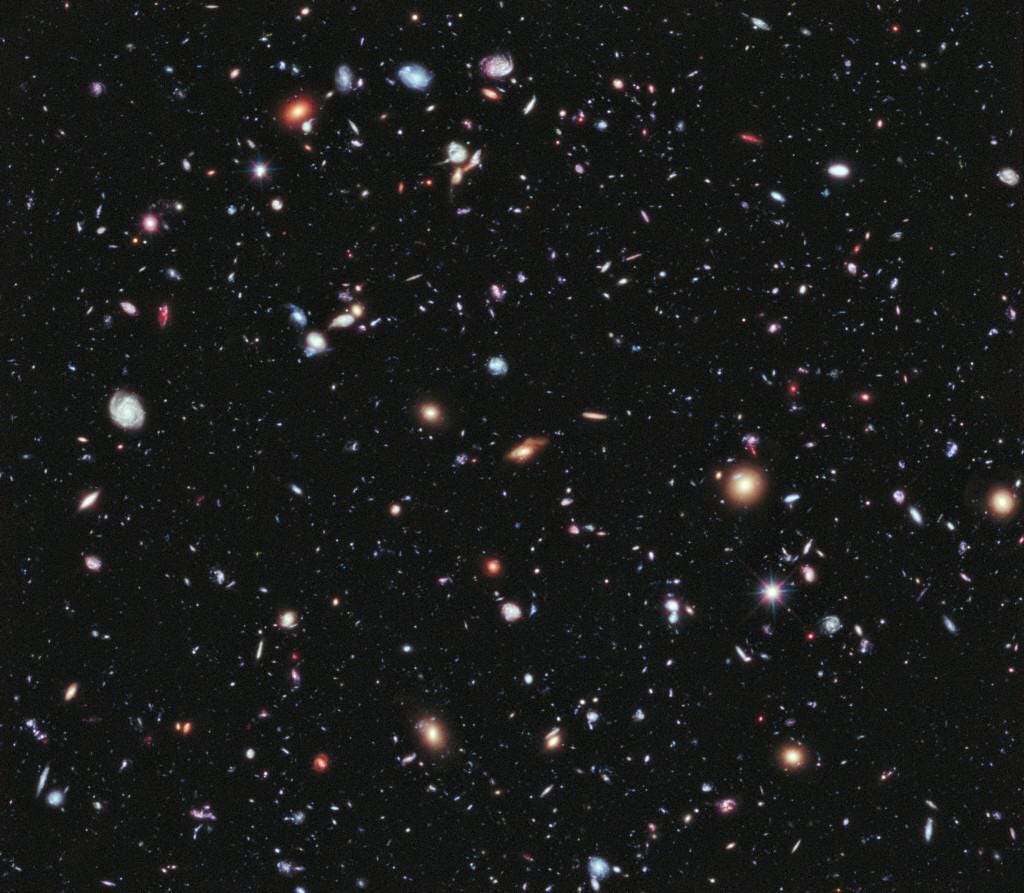Nasa photos. Hubble Ultra Deep Field image found thousands of galaxies in what appeared to be empty space. Image credit: NASA, ESA, G. Illingworth, D. Magee, and P. Oesch (University of California, Santa Cruz), R. Bouwens (Leiden University), and the HUDF09 Team Nasa photos. Hubble Ultra Deep Field image found thousands of galaxies in what appeared to be empty space. Image credit: NASA, ESA, G. Illingworth, D. Magee, and P. Oesch (University of California, Santa Cruz), R. Bouwens (Leiden University), and the HUDF09 Team