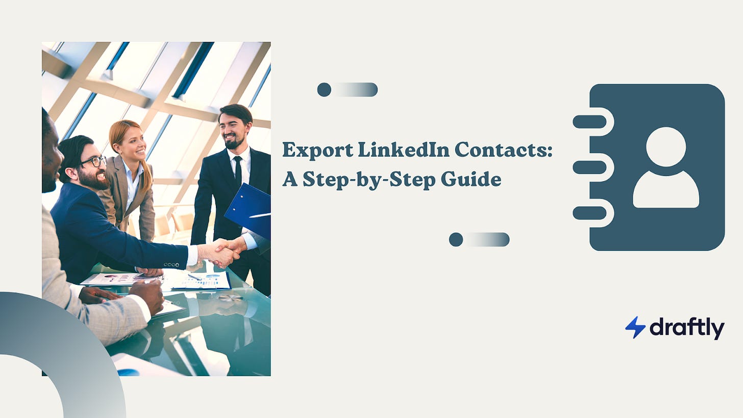 Export linkedin contacts