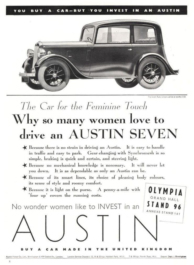 Austin 7 advertisement