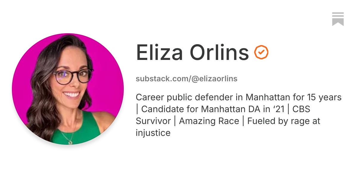 Eliza Orlins | Substack