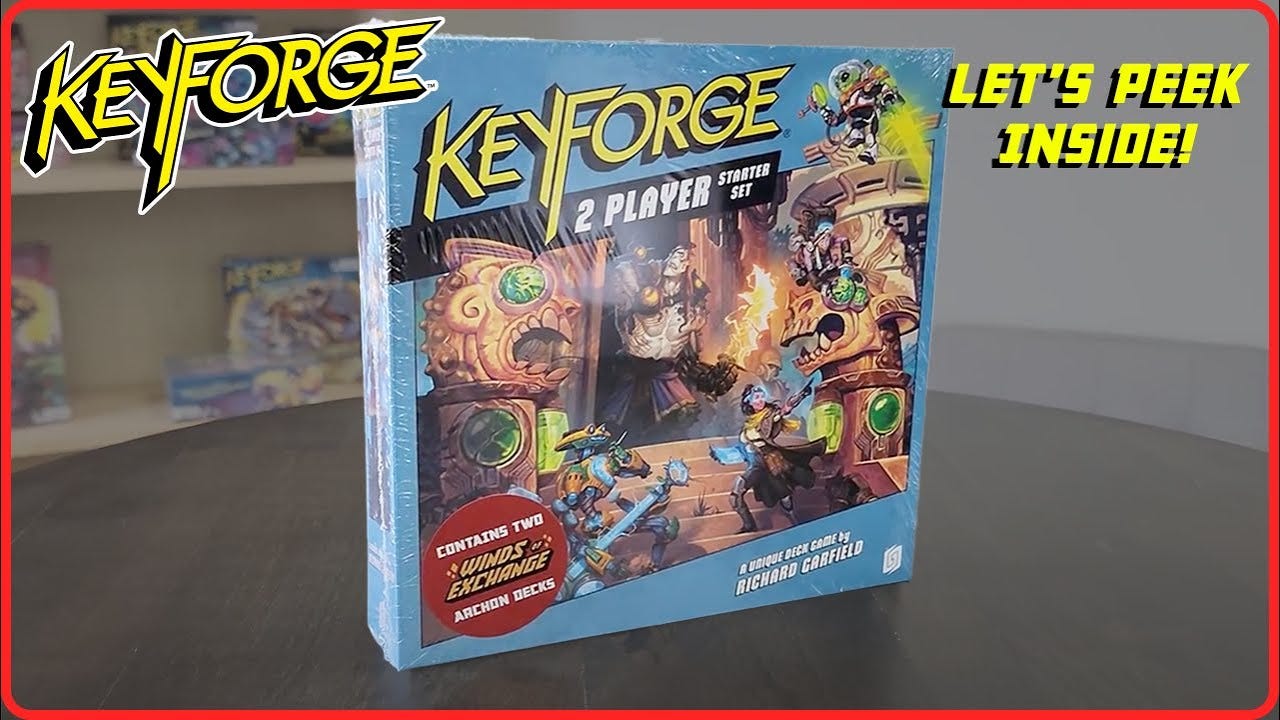 Photo of the 2 Player Starter set with the text "Let's peek inside!"