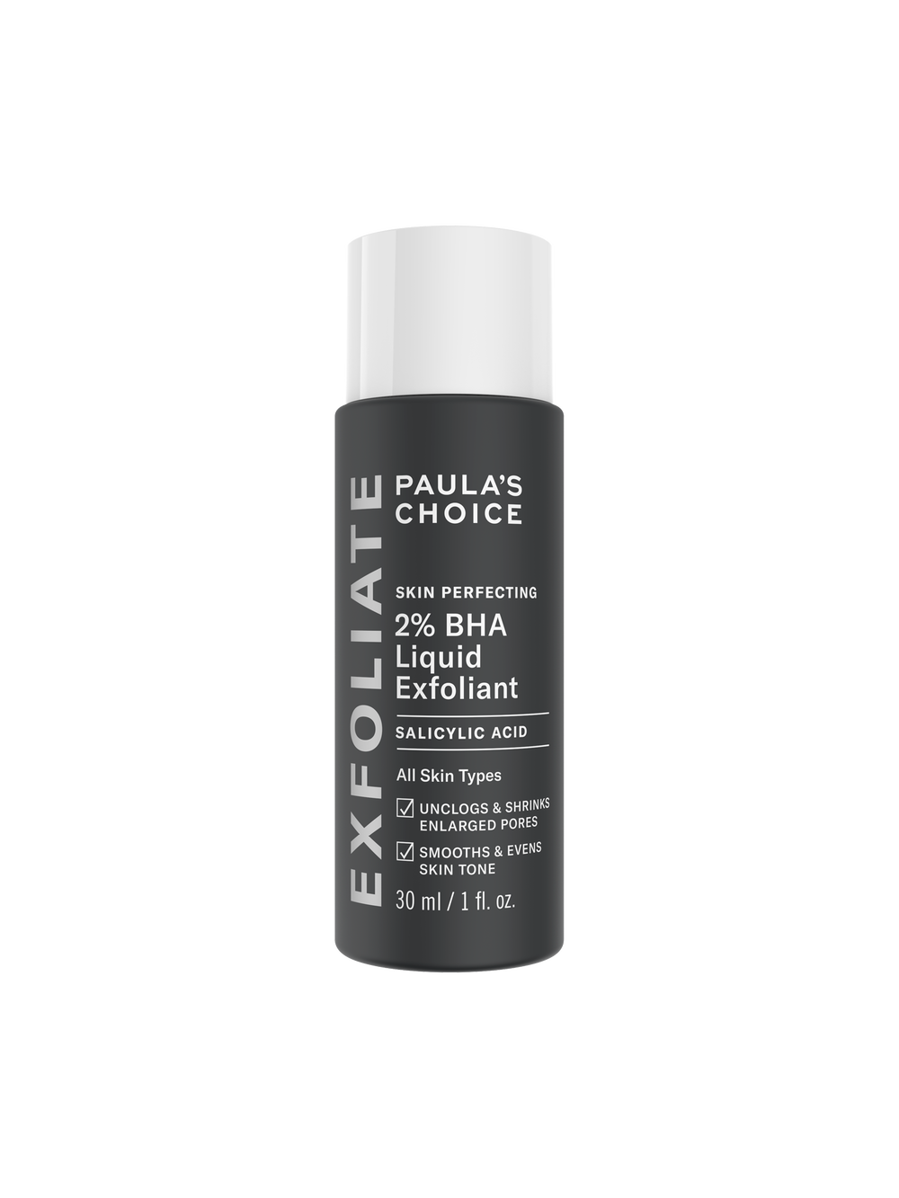 Paula’s Choice 2% BHA Liquid Exfoliant, travel-size mini 1 fl. oz. / 30 ml bottle Paula’s Choice 2% BHA Liquid Exfoliant, travel-size mini 1 fl. oz. / 30 ml bottle