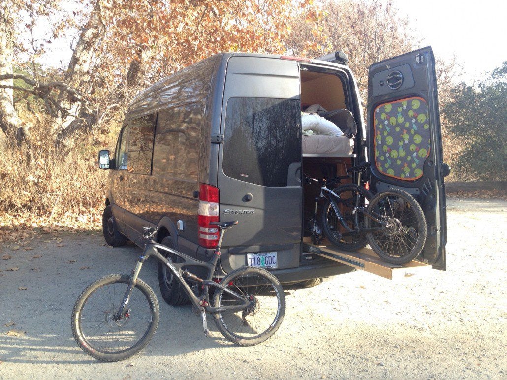 Sprinter bike hauler