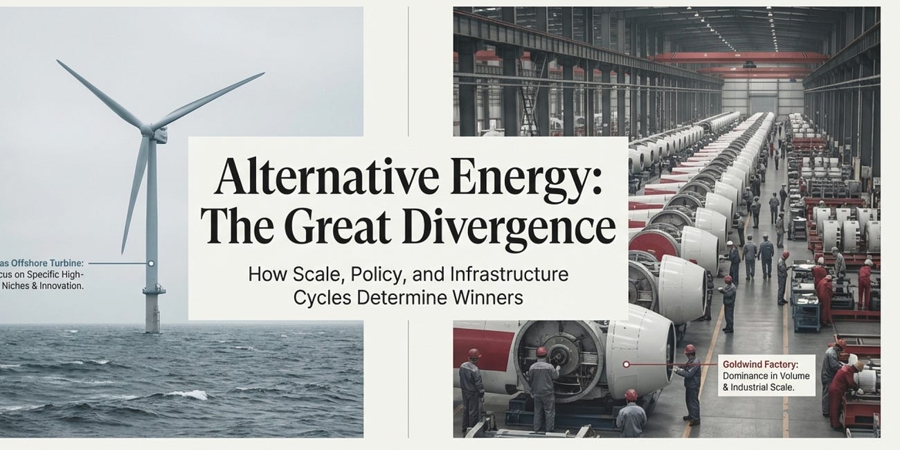 ⚡️Alternative Energy Primer Part 2 - Business & Competitive Landscape 