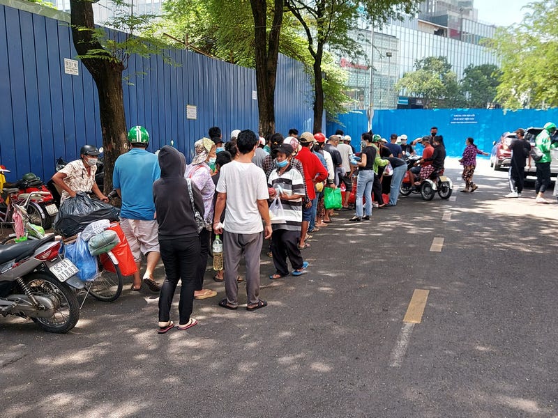 Lunch queue