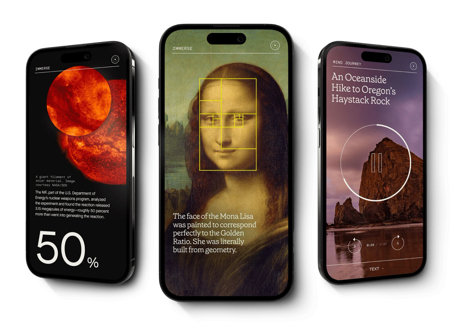 Three app screens with different images representing lifelong learning concepts. Three app screens with different images representing lifelong learning concepts.