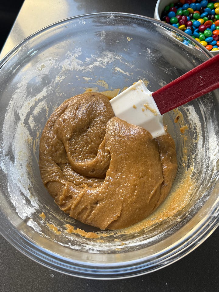 M&M cookie recipe copycat