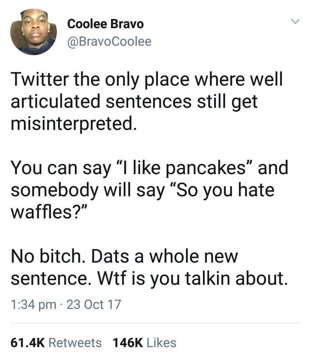 r/deathbattle - Have you ever had a "So you hate waffles" type of response to a Death Battle/Powerscaling take you had?