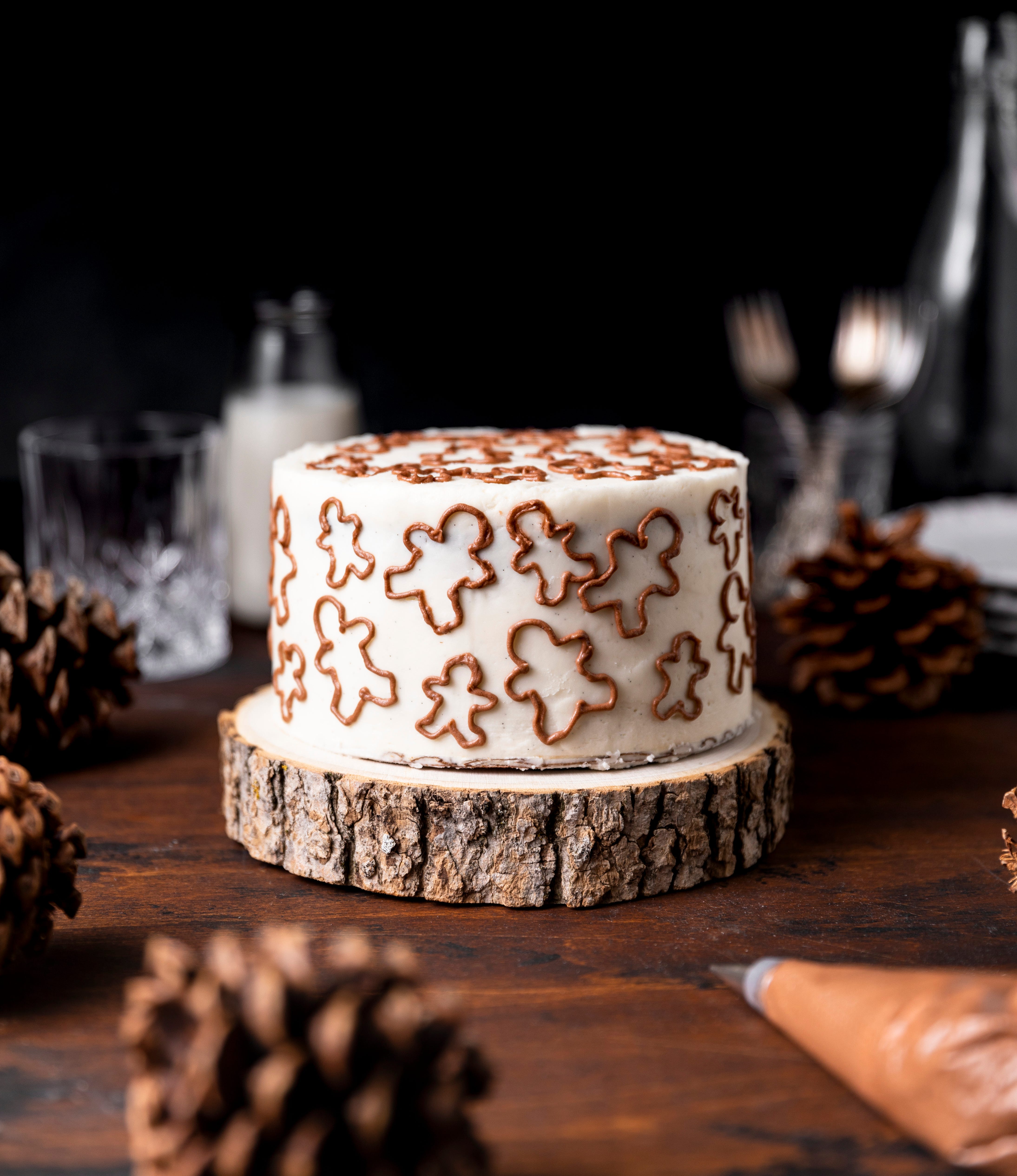 6-Inch Gingerbread Layer Cake - by Mike Johnson
