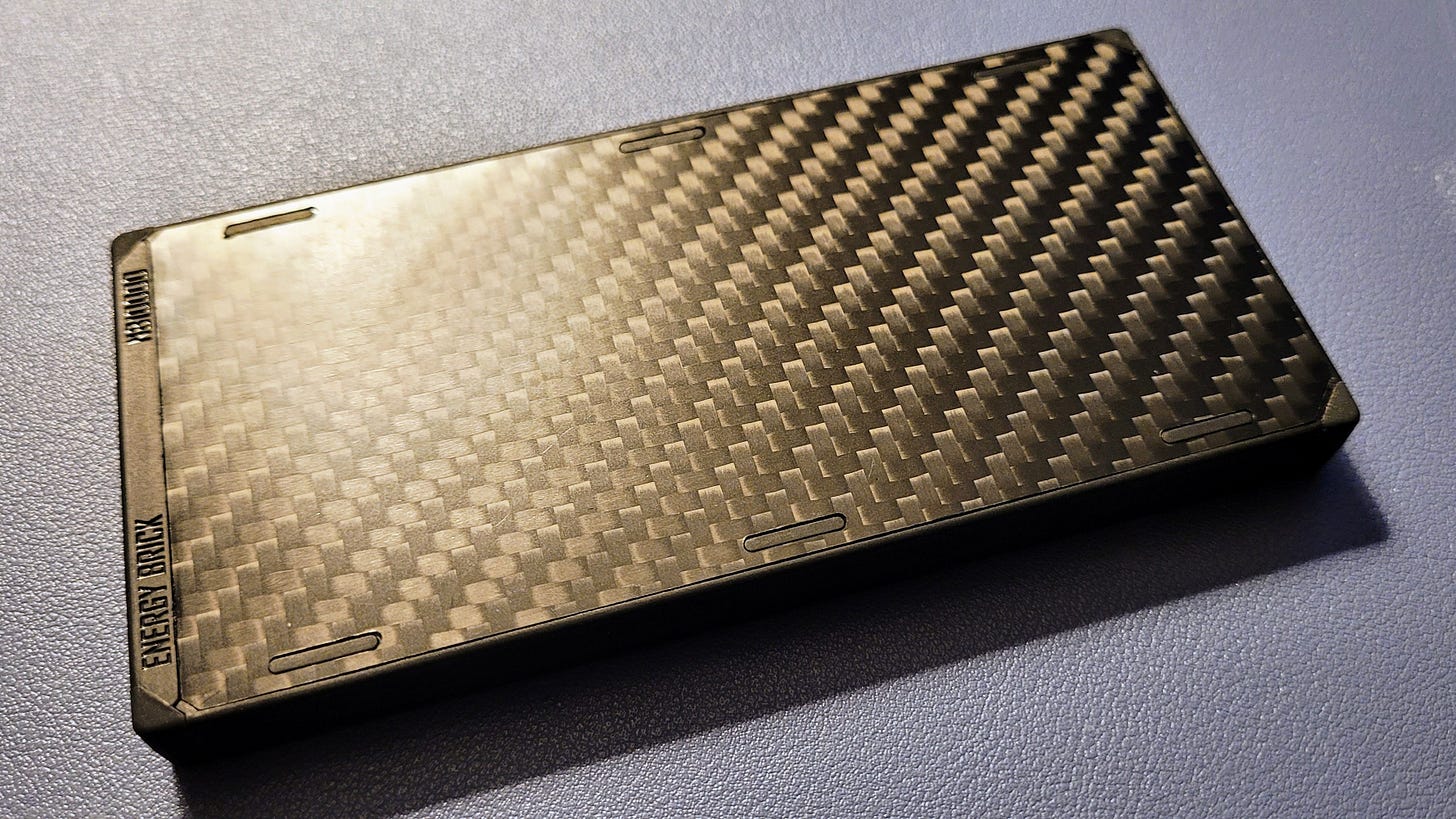 Flat surface on Nitecore power bank