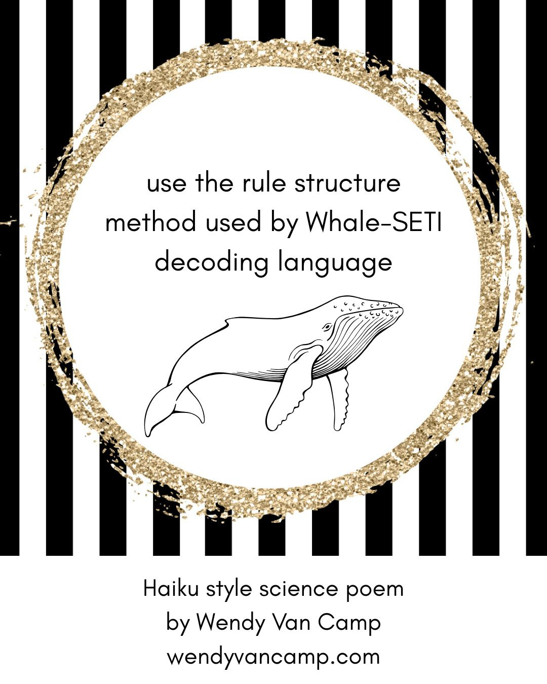 Scifaiku poem about whales