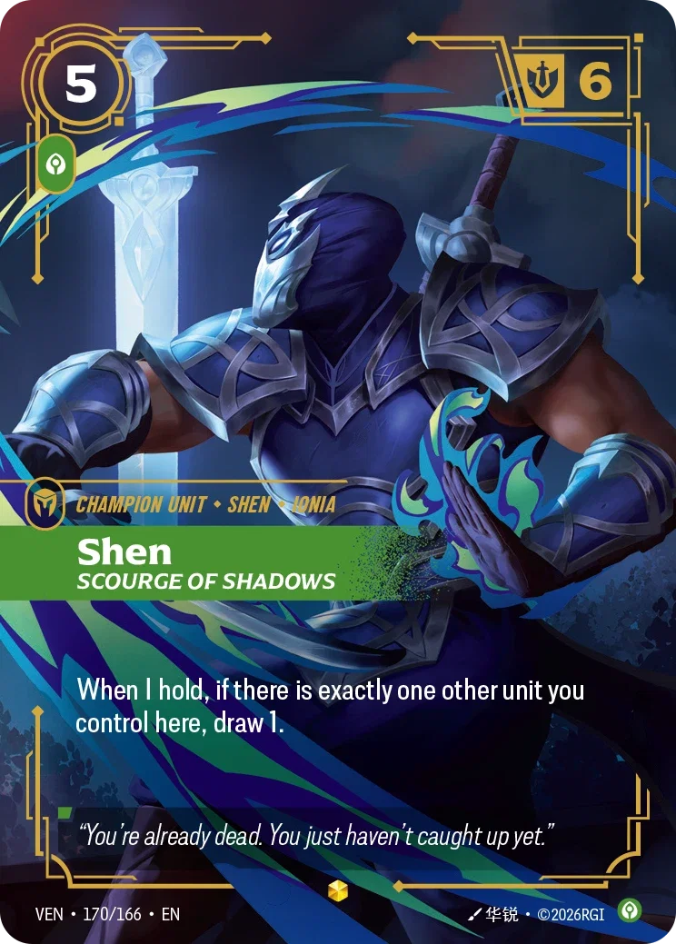 Shen, Scourge of Shadows Shen, Scourge of Shadows