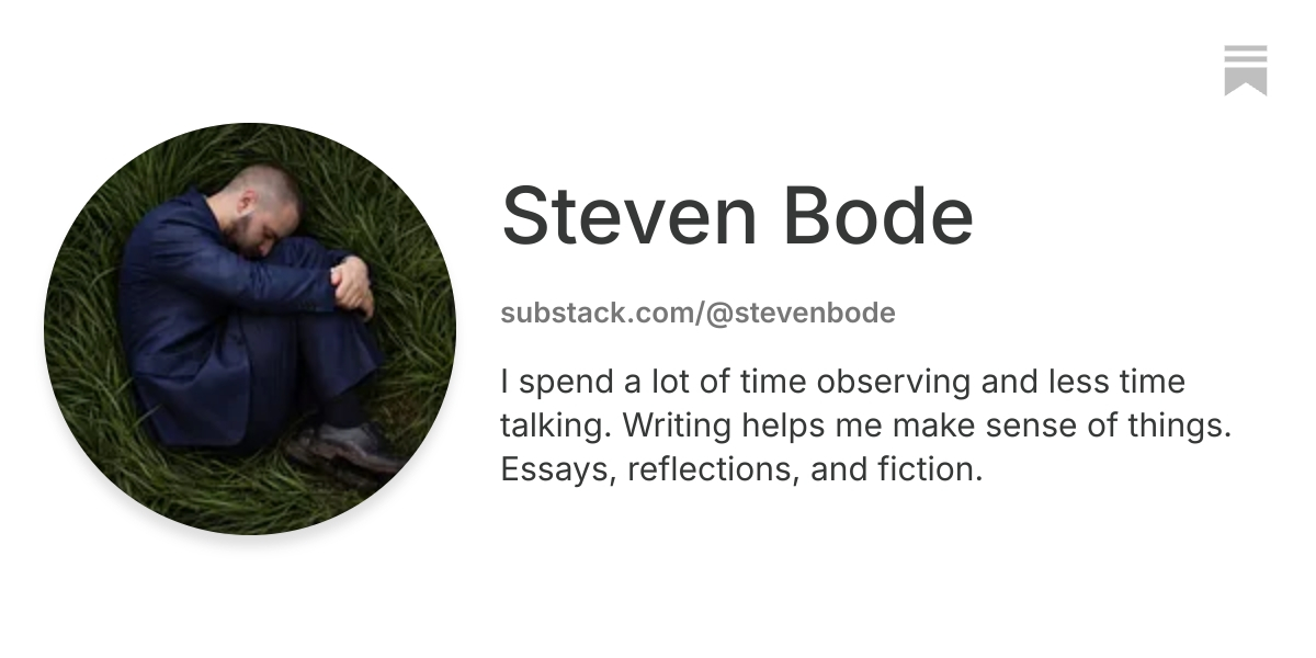 Steven Bode | Substack