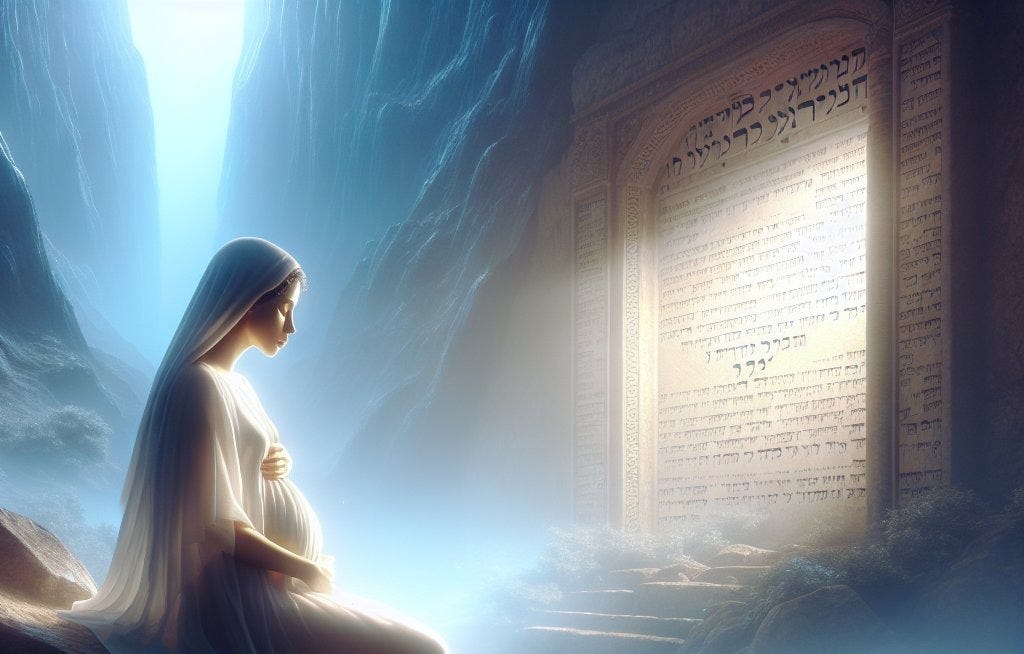 Isaiah 7:14 - "Therefore the Lord himself shall give you a sign; Behold, a virgin shall conceive, and bear a son, and shall call his name Immanuel."