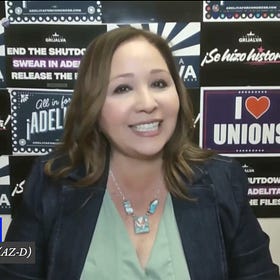 Adelita Grijalva on Mike Johnson, Jeffrey Epstein, and the Senate’s Bad Deal