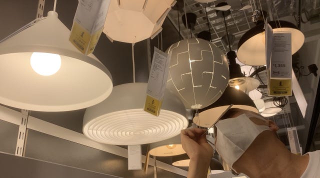 still from a short video I made with my dad "Total Ikea Eclipse"