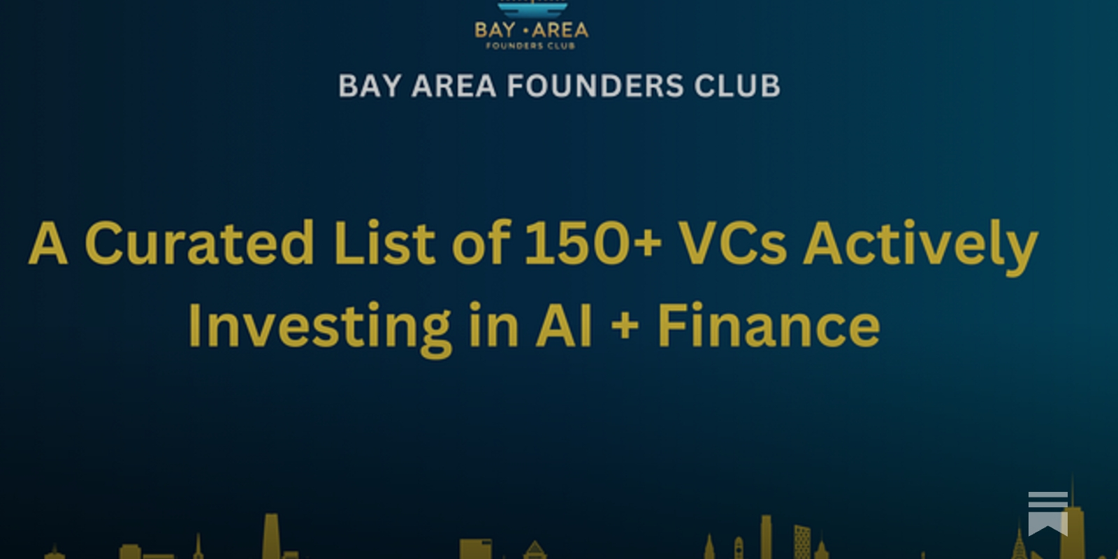 🔥 A Curated List of 150+ VCs Actively Investing in AI + Finance