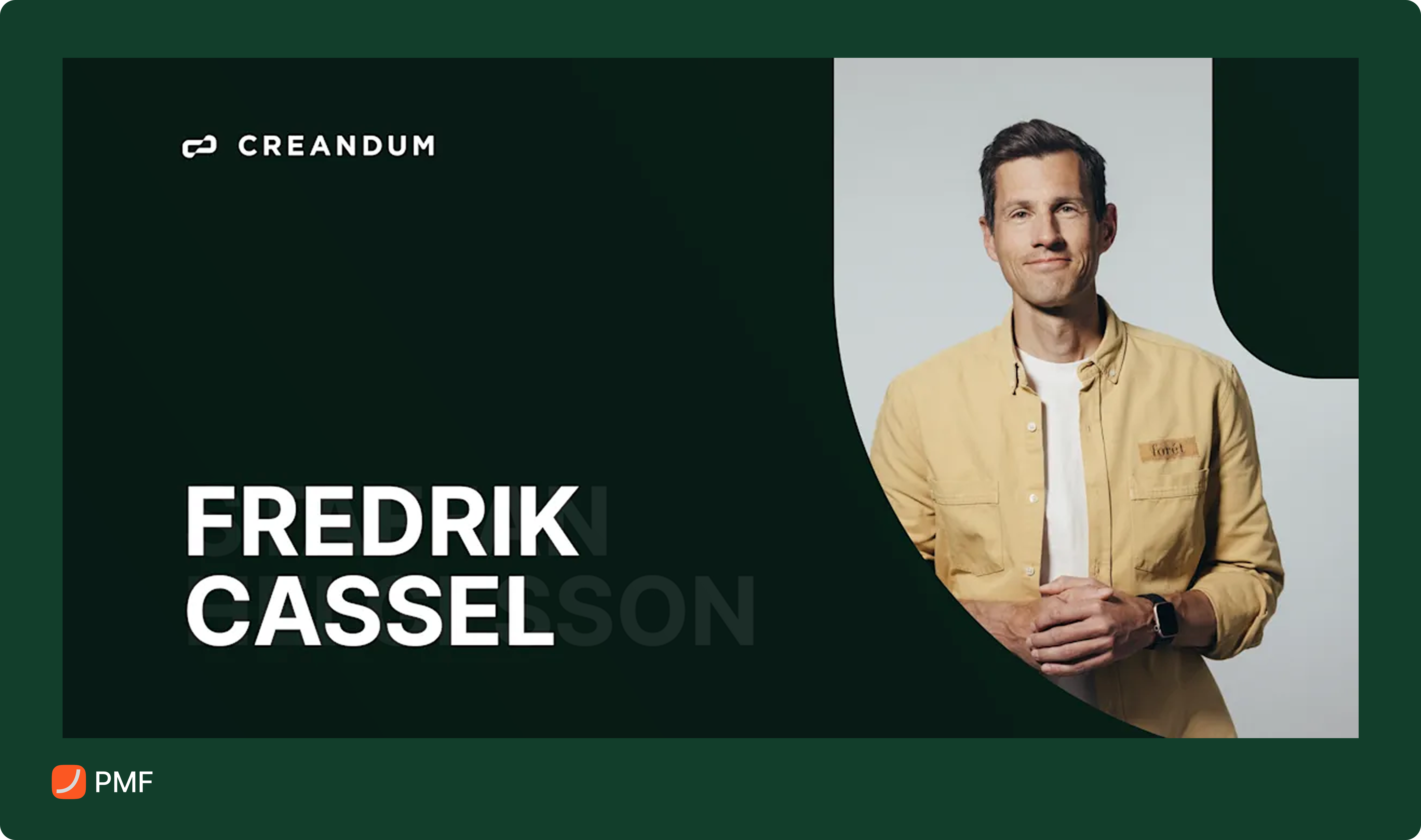Behind Staffan Helgesson: founder of Creandum, investor of Spotify,  Lovable, Klarna, Bolt, Kahoot!...