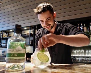 Bar Oso Long Table gin tonic Bar Oso Long Table gin tonic