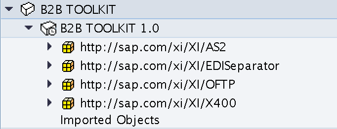 B2B Toolkit standard content in ESR B2B Toolkit standard content in ESR