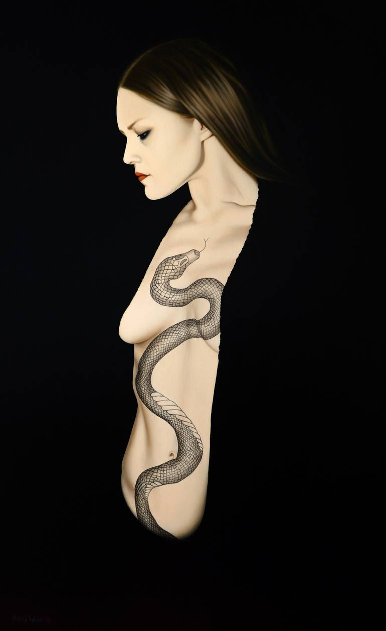 Lilith 10 Painting by Anna Grau | Saatchi Art