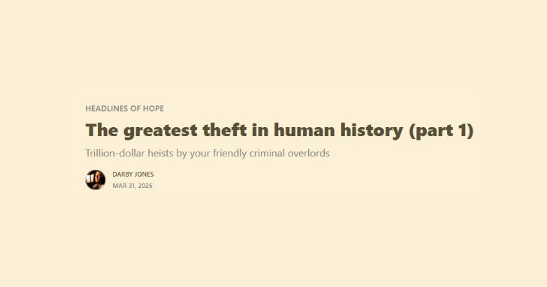 The greatest theft in human history (part 1) 