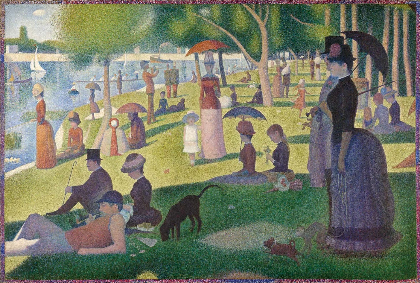 "A Sunday Afternoon on the Island of La Grande Jatte" by Georges Seurat