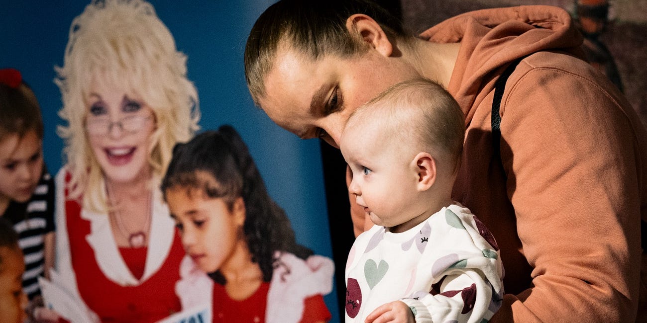 Seven million books and counting as Dolly's reading scheme celebrated in Newcastle