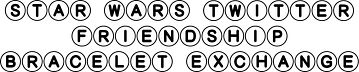 Star Wars Twitter Friendship Bracelet Exchange