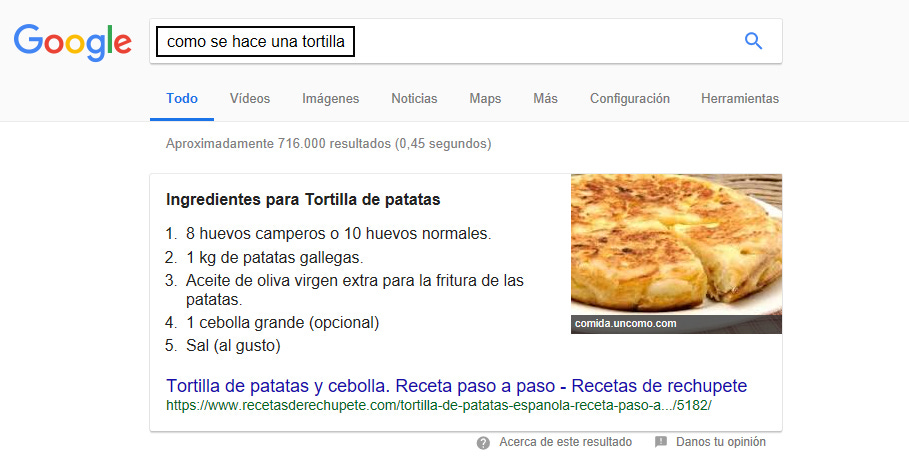 Cómo conseguir fragmentos destacados o featured snippets?