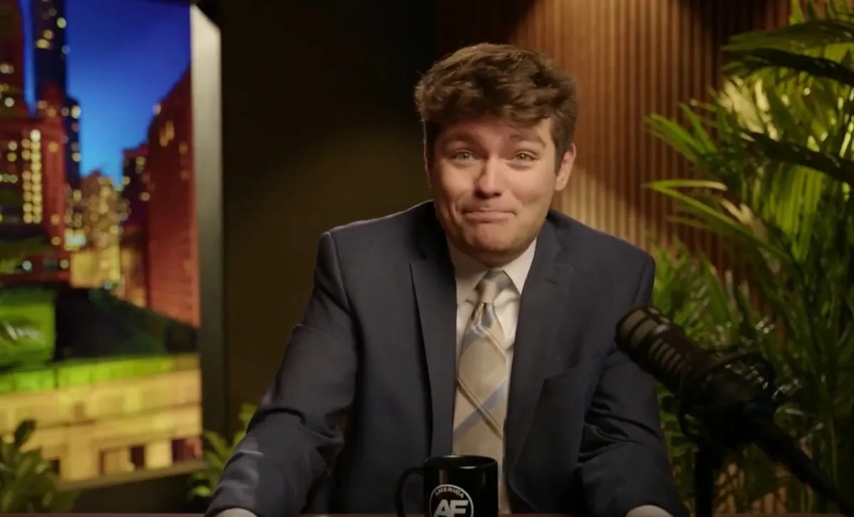 Nick Fuentes Blasts 'GOAT of Gaslighting' Tucker Carlson For 'Overkill' Anti-Semitism at Charlie Kirk Event Nick Fuentes Blasts 'GOAT of Gaslighting' Tucker Carlson For 'Overkill' Anti-Semitism at Charlie Kirk Event