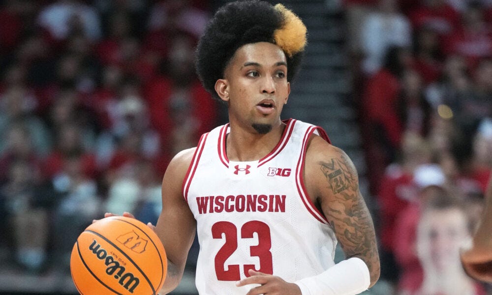 Wisconsin Badgers point guard Chucky Hepburn