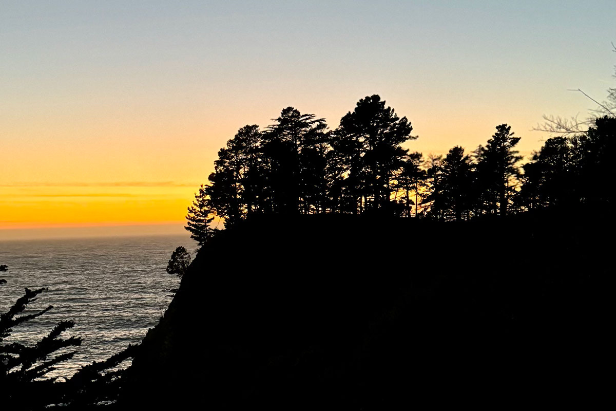 Sunset at Harbor House Inn