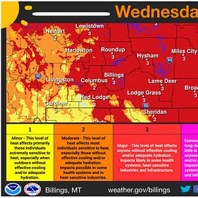 Heat on the Way Wednesday, Little Relief Wednesday Night