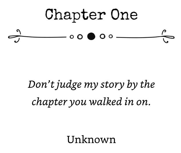 Don't judge my story by the chapter you walked in on.