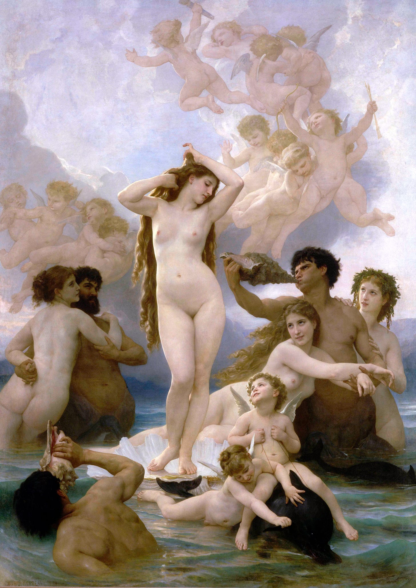 The Birth of Venus by William Bouguereau