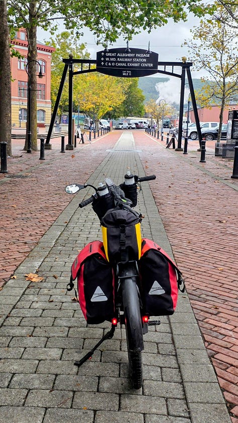 16 miles of fall color unfolding in the mountains