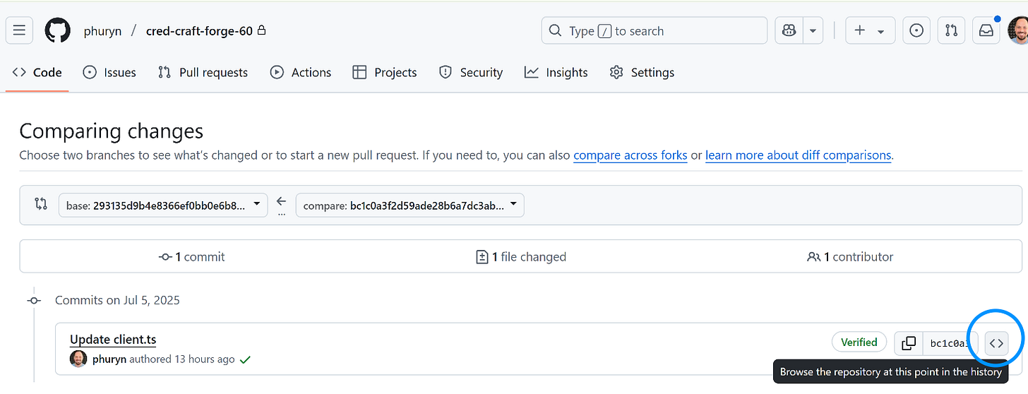 Revert GitHub manually Lovable