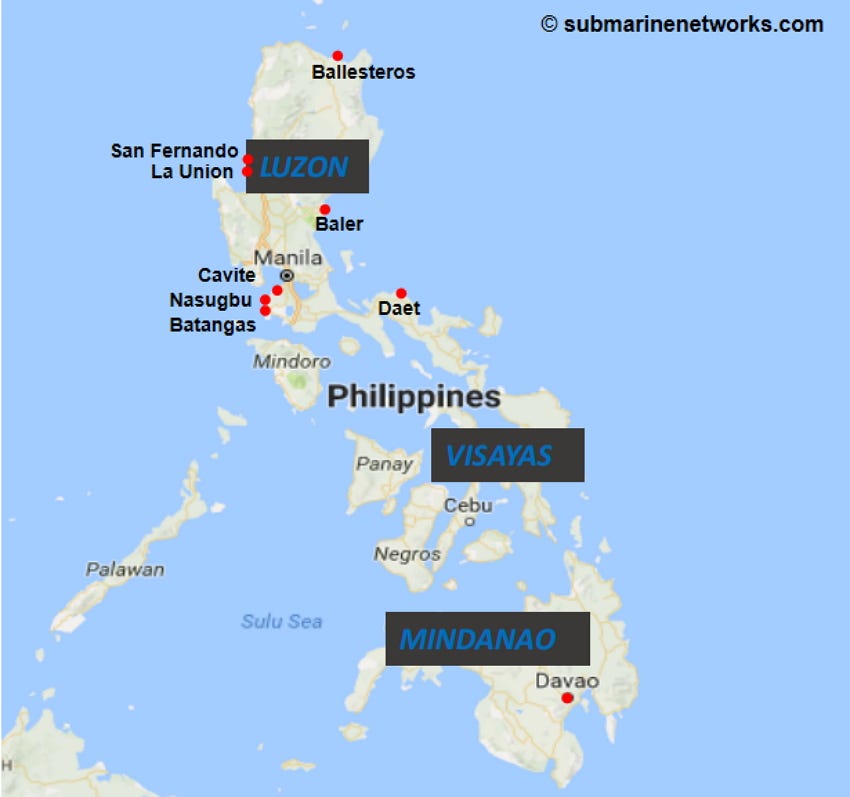 Cable Landing Stations in the Philippines