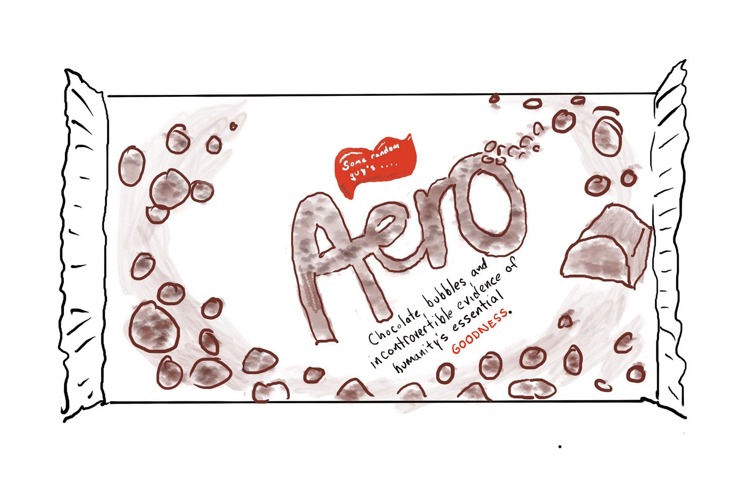 An Aero chocolate bar