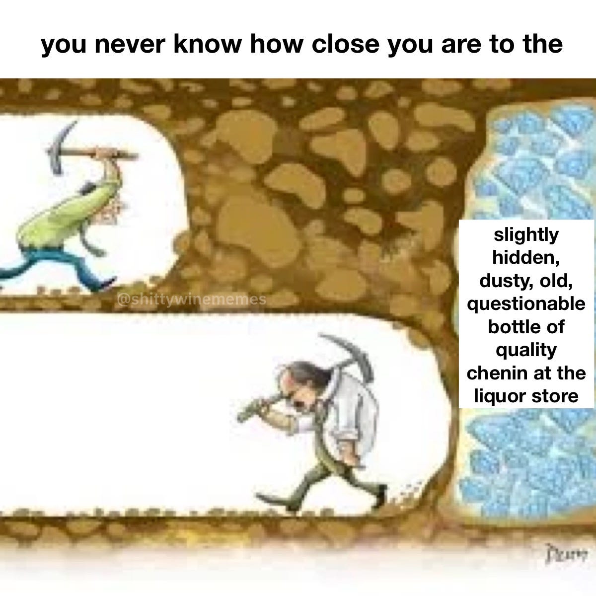 Wine Likes To Rest Like You - by Shitty Wine Memes