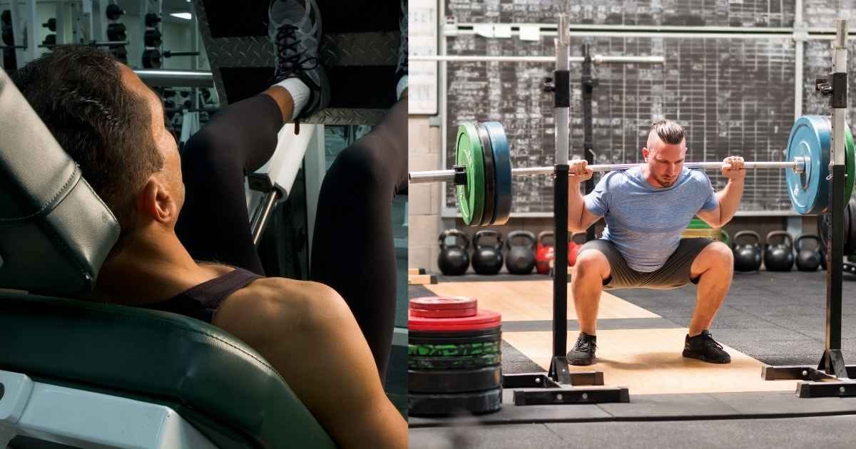 Leg press vs Barbell back squat