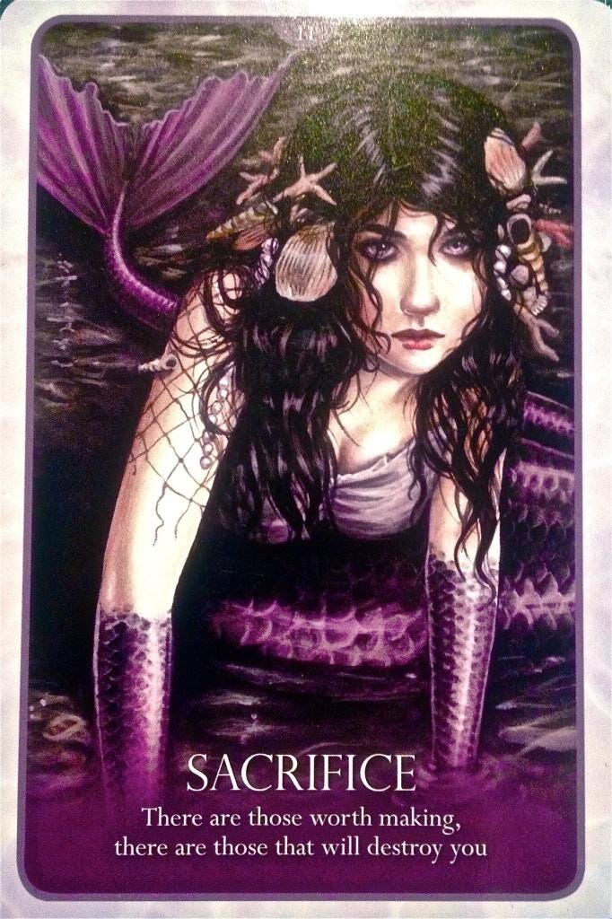 A Message from the Universe - Sacrifice (reversed) A Message from the Universe - Sacrifice (reversed)