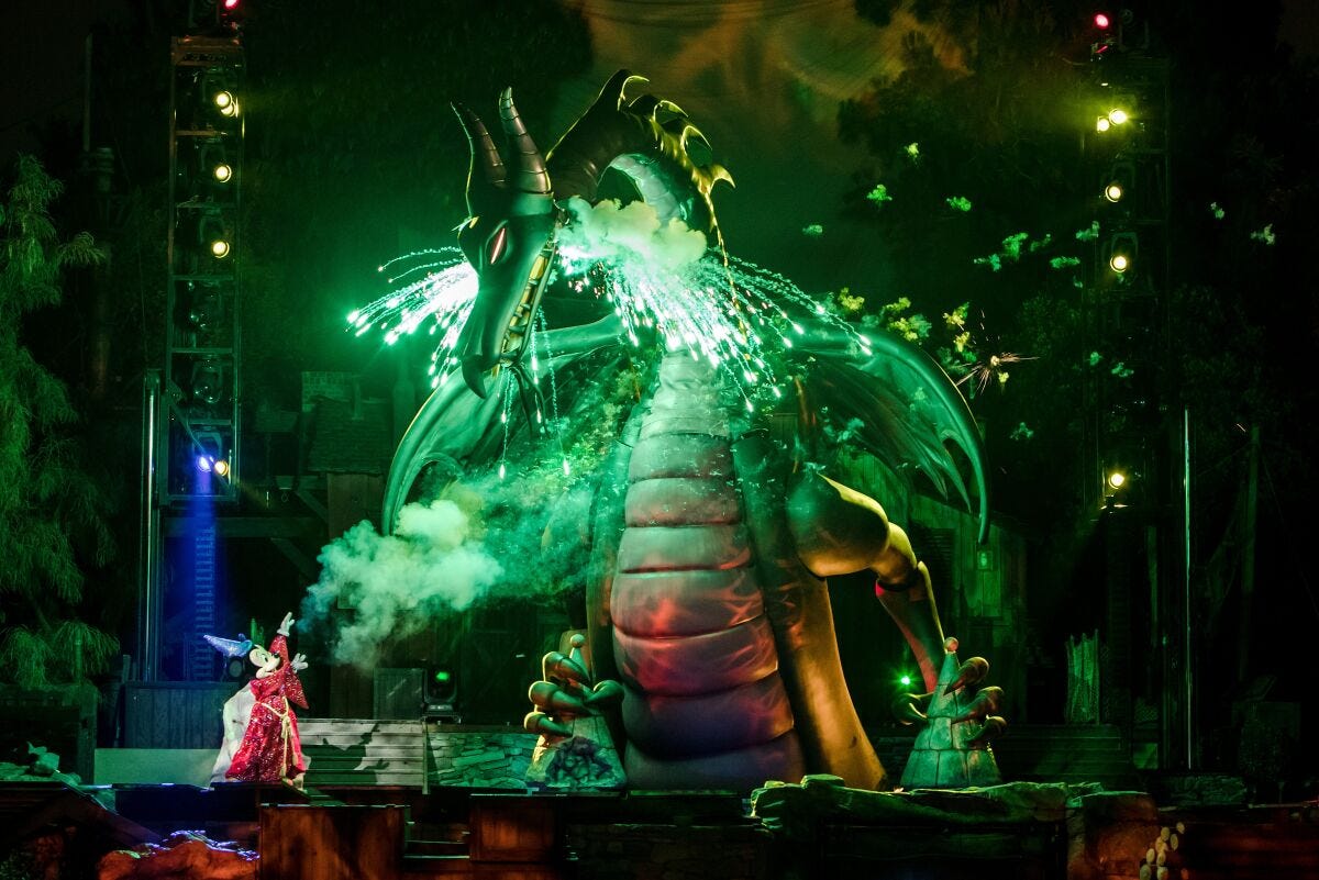 After fiery mishap at Disneyland, Fantasmic to be temporarily replaced by  Jambalaya Jazz Band - Los Angeles Times