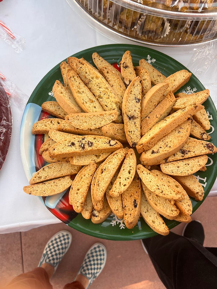 Ginger Molasses Cookies & Biscotti