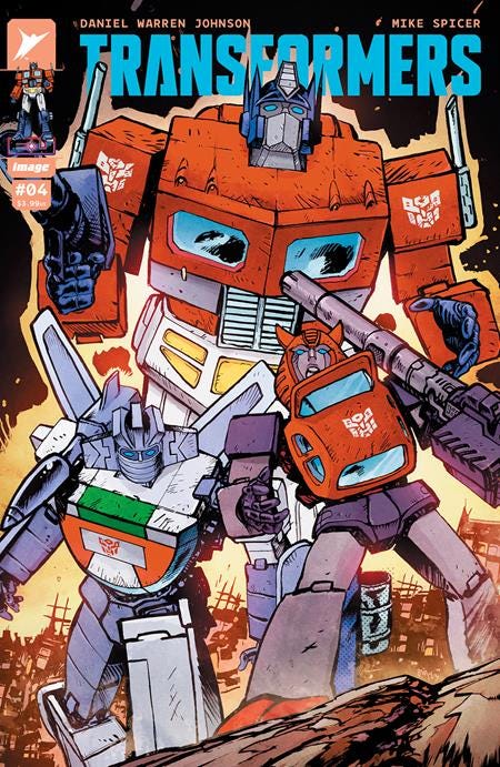 TRANSFORMERS #4 CVR A DANIEL WARREN JOHNSON & MIKE SPICER 🌙 - Economics ...