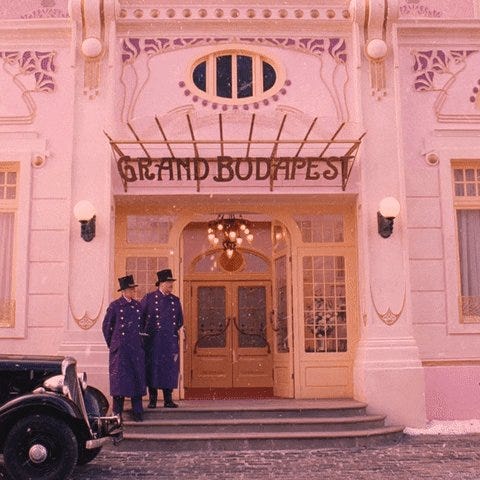 Emily 🗣️ Tamkin على X: "Grand Budapest Hotel came out 10 years ago this  month. I wrote about how the state of the country/world is such that it's  taken on a new