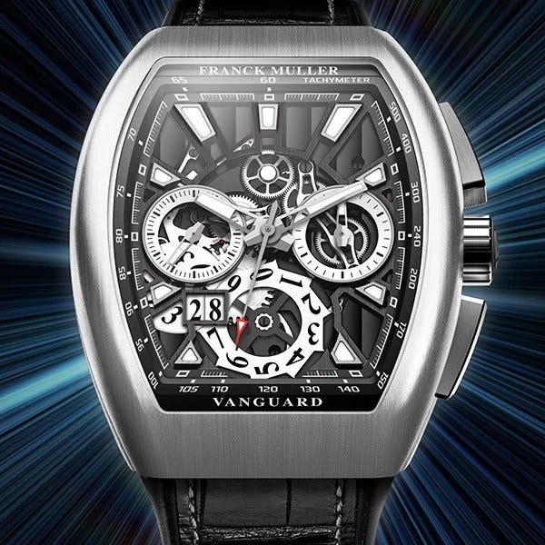  The Grande Date is available in stainless steel, titanium, black titanium, rose gold, carbon, and white gold. 