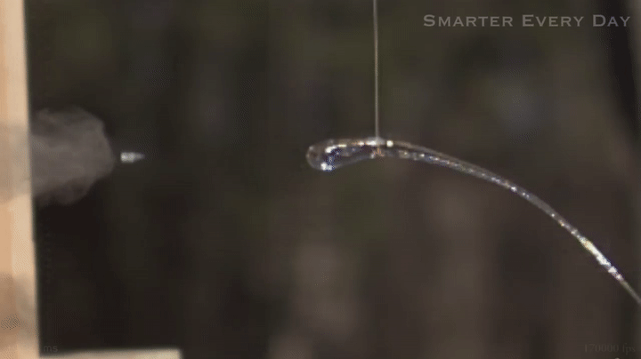 Bullet vs Prince Rupert's Drop on Make a GIF